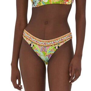 Camilla "Sundowners In Sicily" High-Leg Bikini Bottom, Multicolor